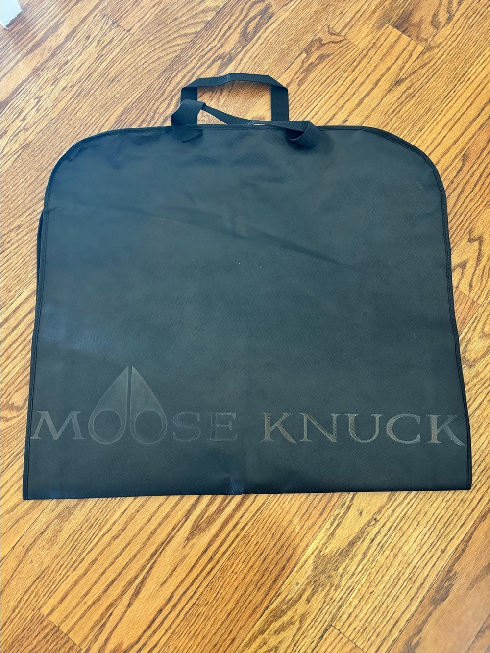 Moose Knuckles Black Garment Bag Coat Cover Travel Storage Bag Authentic